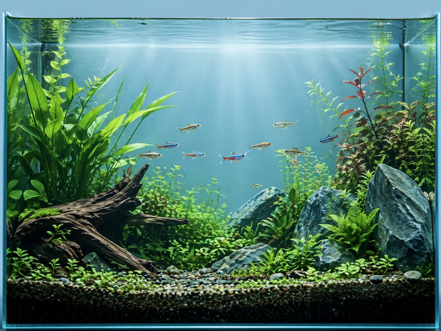 Planted aquarium used in AquariumBuddy